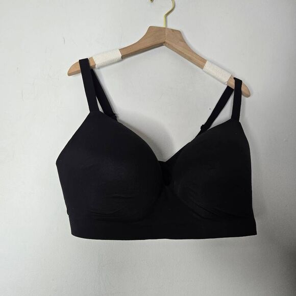 SOMA Enbliss Wireless Bra Size 42D Comfort Support Black - Picture 2 of 4